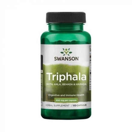 Swanson Triphala, 500mg 100 Capsule Beneficii Triphala: va poate ajuta sa pierdeti in greutate, poate reduce inflamatia din orga