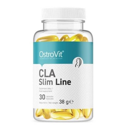 CLA Slim Line 1000 mg 30 Capsule, OstroVit OstroVit CLA Slim Line beneficii: accelerează arderea de grăsimi, ajuta la pierderea 