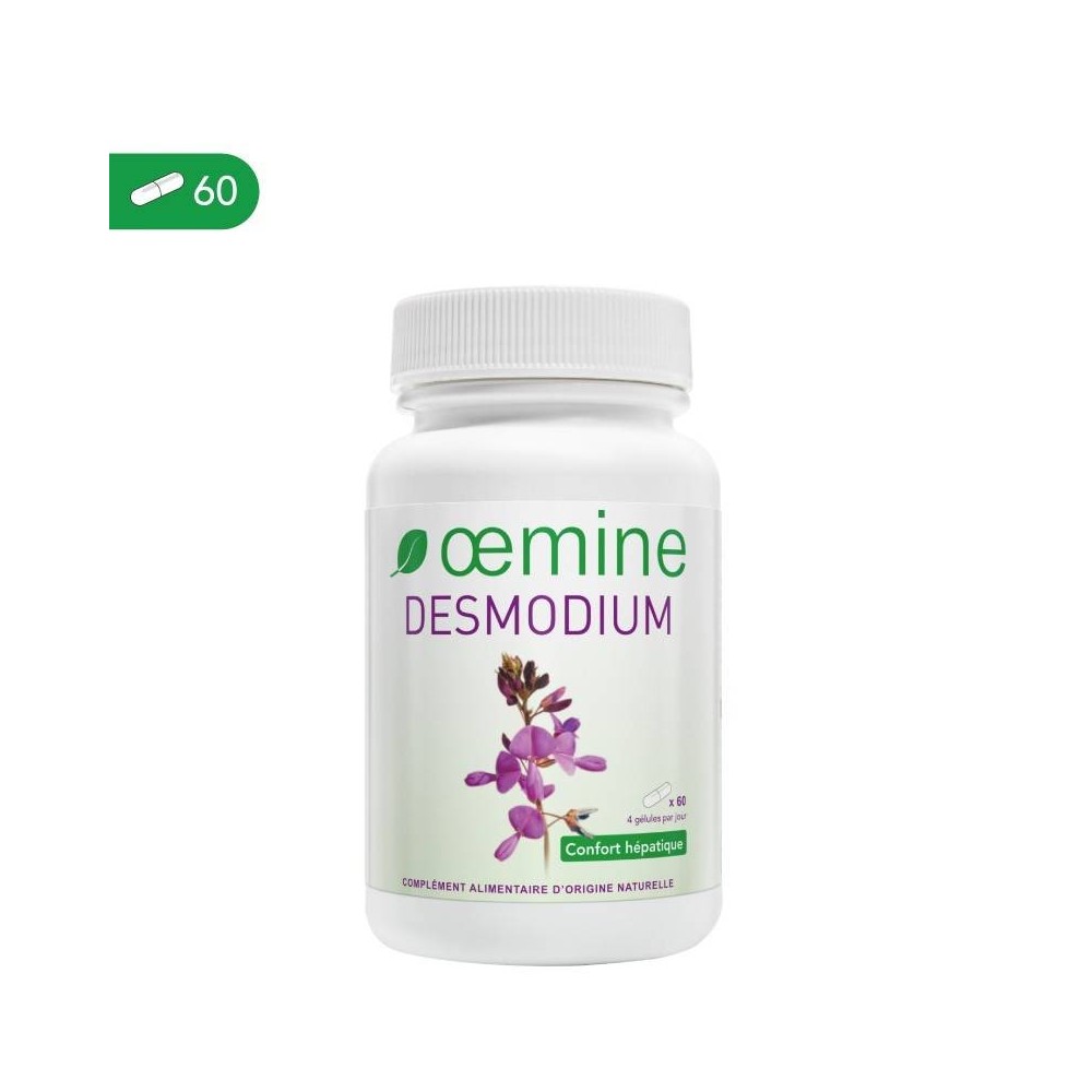 Oemine Desmodium 60 capsule Beneficii Desmodium: reface ficatul si celulele hepatice, scaderea valorilor transaminazelor, in caz Oemine Desmodium 60 capsule Beneficii Desmodium: reface ficatul si celulele hepatice, scaderea valorilor transaminazelor, in caz