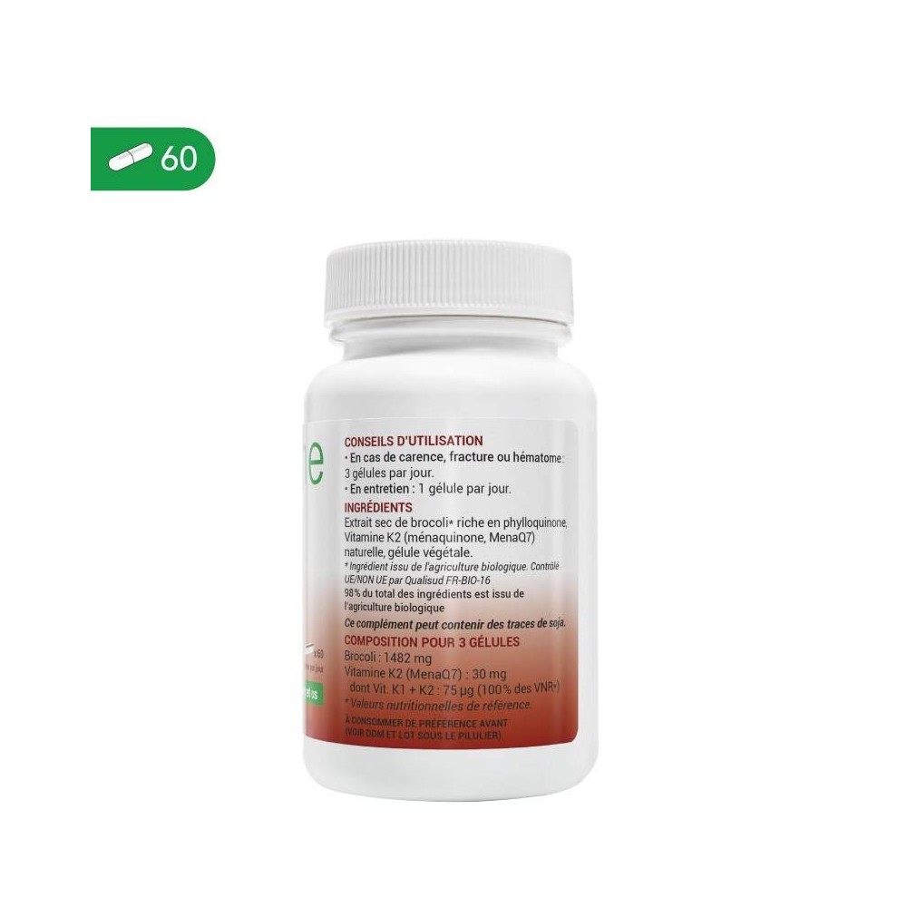 Oemine Vitamina K 60 Capsule Beneficii Vitamina K: reduce bolile cardiovasculare, reduce ridigizarea arterelor, pastreaza un niv