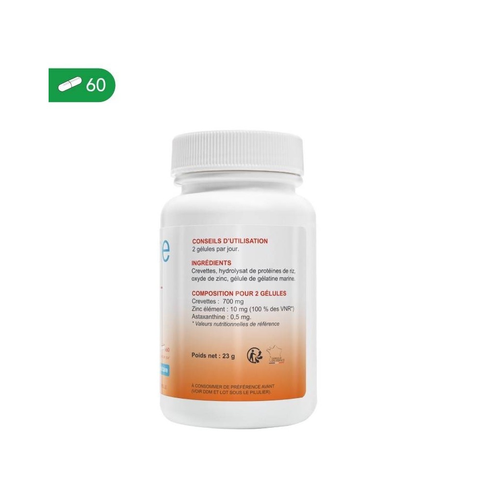 Oemine Zinc Krill, 60 gelule Beneficii Zinc: mentinerea oaselor sanatoase, pentru o piele normala, unghii si par sanatos, mentin