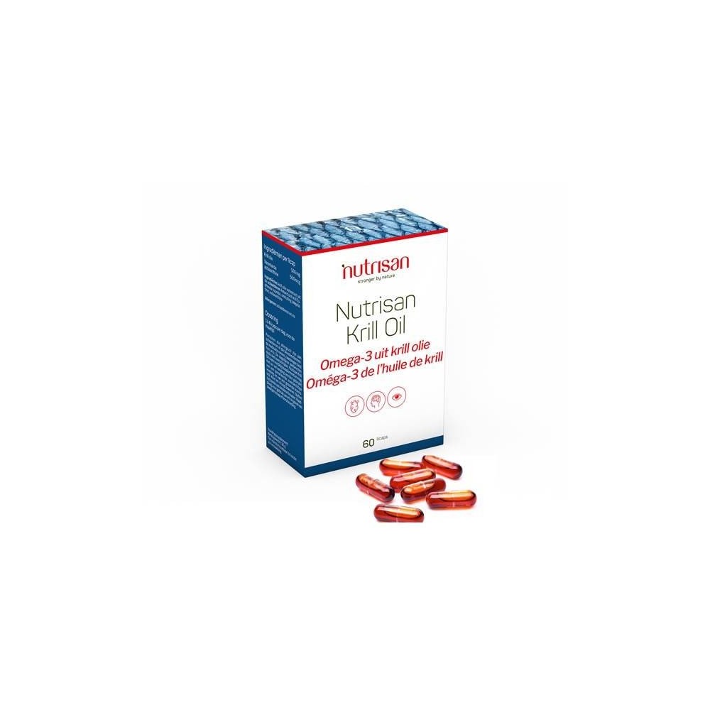 Krill Oil 60 Capsule moi, Ulei pur de Krill - Omega 3 Nutrisan Krill Oil - Ulei de Krill Omega 3. Ameliorator colesterol rau si Krill Oil 60 Capsule moi, Ulei pur de Krill - Omega 3 Nutrisan Krill Oil - Ulei de Krill Omega 3. Ameliorator colesterol rau si