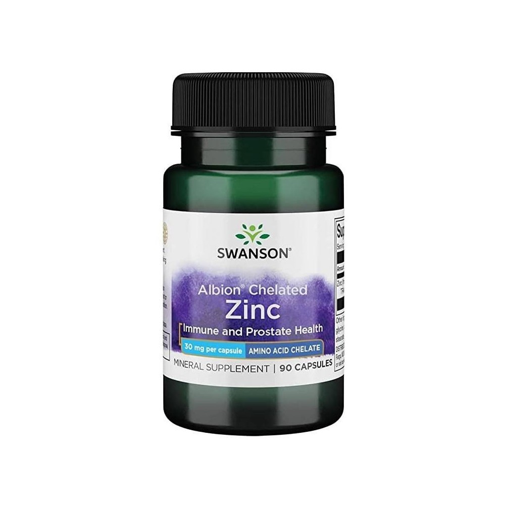Albion Chelated Zinc - Zinc chelat 30mg 90 Capsule, Swanson Zinc chelat beneficii: reglarea proceselor metabolice si a activitat Albion Chelated Zinc - Zinc chelat 30mg 90 Capsule, Swanson Zinc chelat beneficii: reglarea proceselor metabolice si a activitat