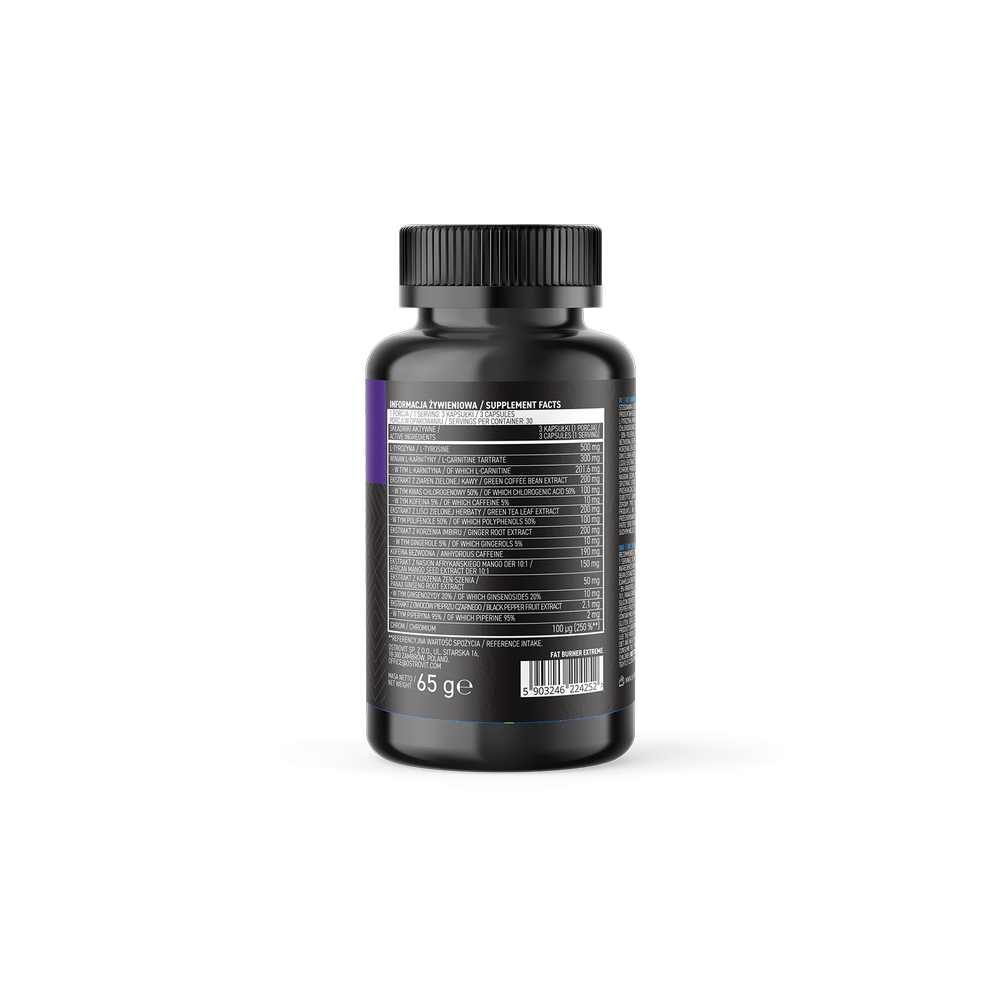 OstroVit Fat Burner eXtreme 90 Capsule (Supliment slabit, arzator grasimi) Beneficii OstroVit Fat Burner Extreme: Accelerarea me