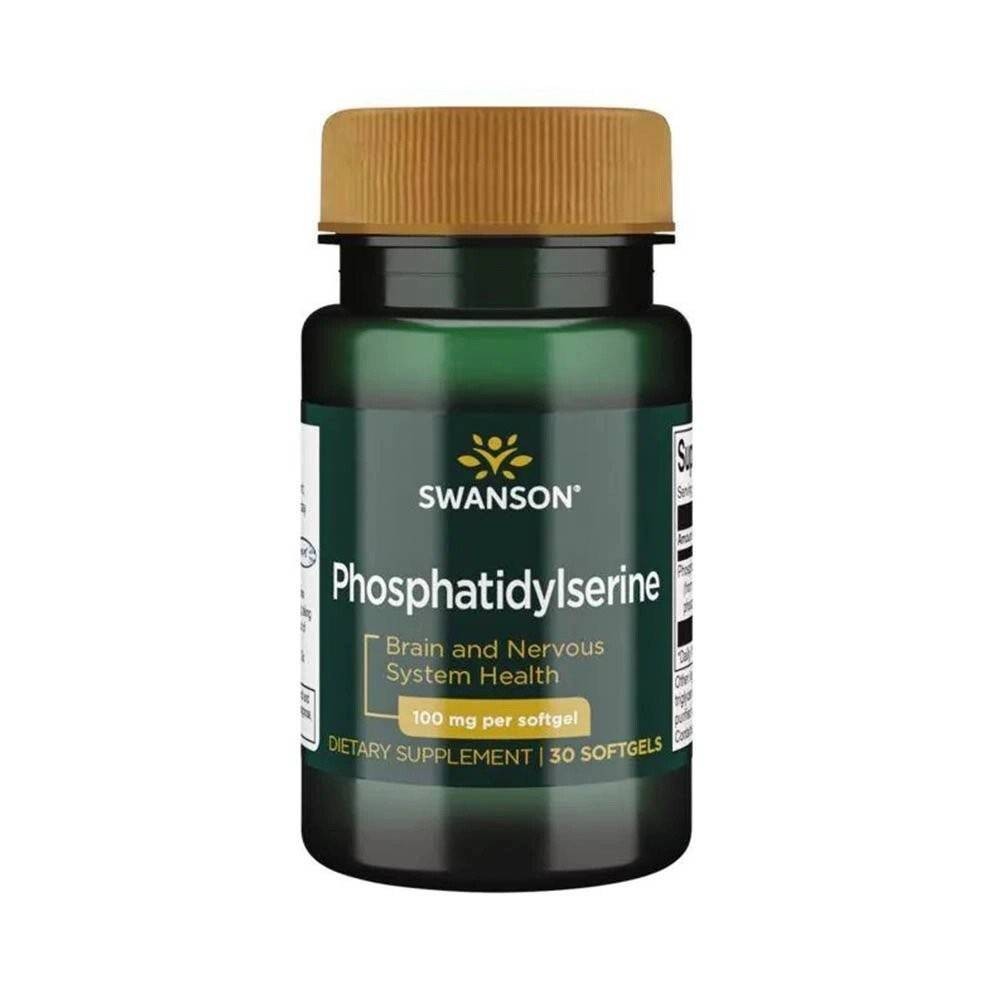 Swanson Fosfatidilserina 100 mg 30 capsule (Phosphatidylserine) Beneficii Fosfatidilserina: mentine o minte sanatoasa, recomanda Swanson Fosfatidilserina 100 mg 30 capsule (Phosphatidylserine) Beneficii Fosfatidilserina: mentine o minte sanatoasa, recomanda