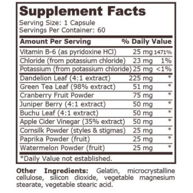 Pure Nutrition USA Aqua Out - 60 capsule (Elimina apa din organism, slabire) Beneficii Aqua Out: supliment foarte bun pentru sla
