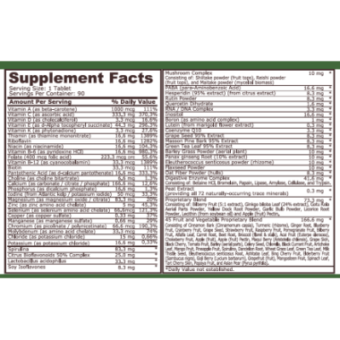 Pure Nutrition USA Complete Multi 90 tablete (Complex vitamine, minerale, antioxidanti) Beneficii Complete Multi: complex de Mul