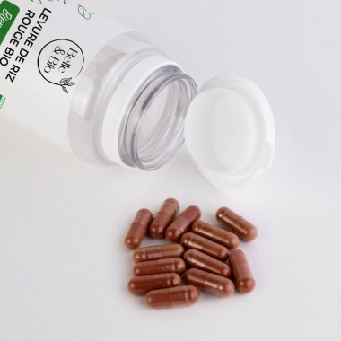 Drojdie de orez rosu Bio 120 Capsule, Belle&Bio Drojdie de orez rosu beneficii: sursa importanta de monacolina K, contribuie la 