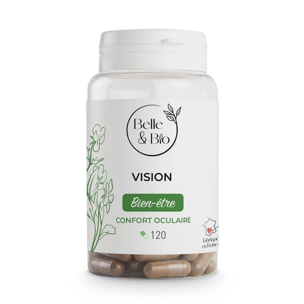 Belle&Bio Vision Luteine 120 capsule Beneficii Vision: protejeaza ochii, este o sursa de nutrienti necesari pentru sanatatea och Belle&Bio Vision Luteine 120 capsule Beneficii Vision: protejeaza ochii, este o sursa de nutrienti necesari pentru sanatatea och