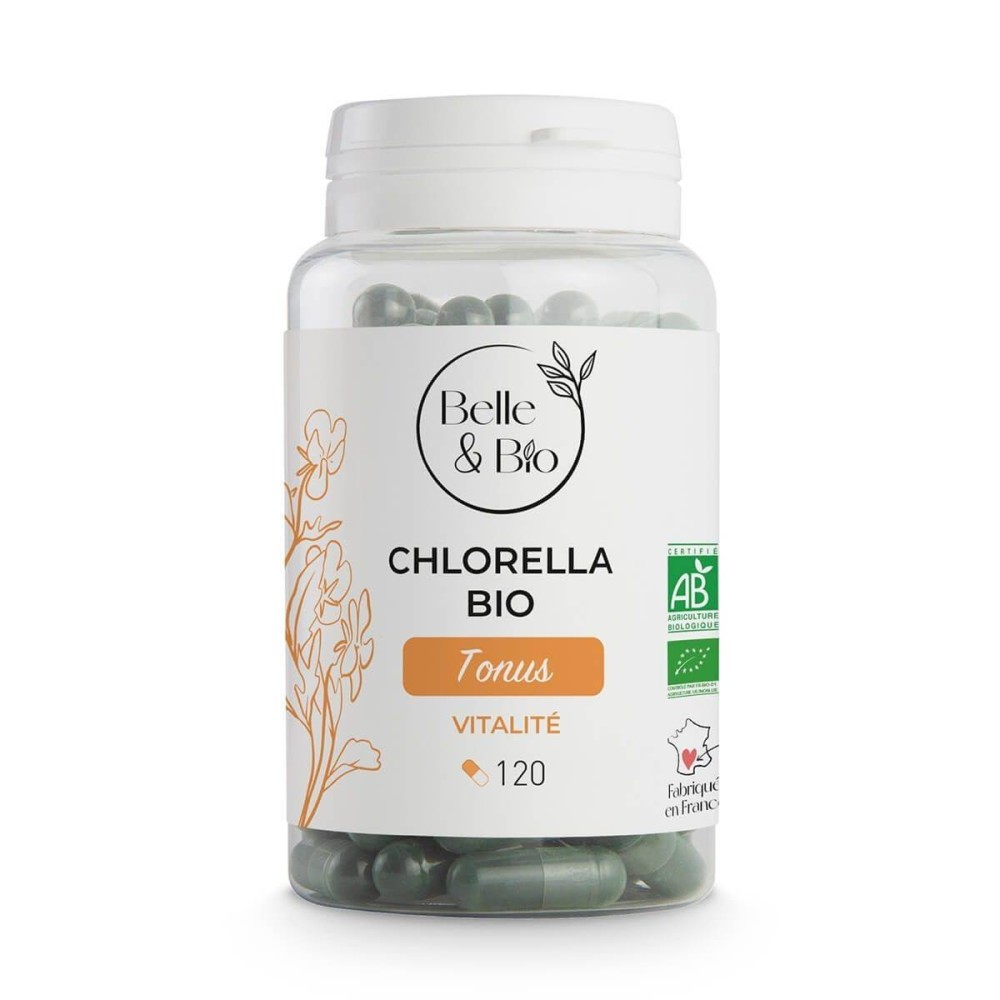 Belle&Bio Chlorella Bio 120 capsule Beneficii Chlorella: reprezinta o sursa de nutrienti esentiali, revitalizeaza organismul, be Belle&Bio Chlorella Bio 120 capsule Beneficii Chlorella: reprezinta o sursa de nutrienti esentiali, revitalizeaza organismul, be