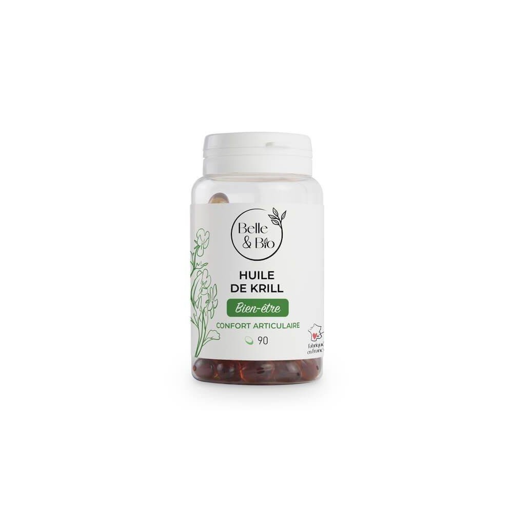 Belle&Bio Ulei de krill 90 Capsule, pentru colesterol rau Beneficii ulei de krill: sursa importanta de Omega-3 si astaxantina, e