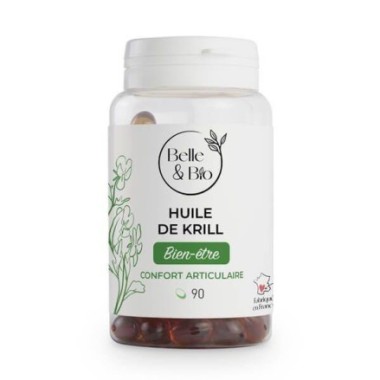 Belle&Bio Ulei de krill 90 Capsule, pentru colesterol rau Beneficii ulei de krill: sursa importanta de Omega-3 si astaxantina, e