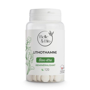 Belle&Bio Alga Calcaroasa - Lithothamne 120 Comprimate Beneficii Alga Calcaroasa: proprietati remineralizante, bogat in carbonat