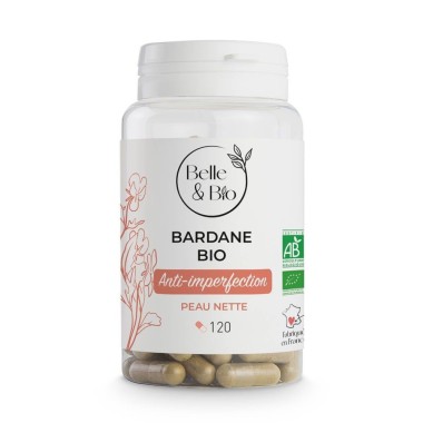 Belle&Bio Bardane Bio - Brusture Organic 120 Capsule, purifica si curata tenul Beneficii Belle&amp;Bio brusture organic: 100% ra