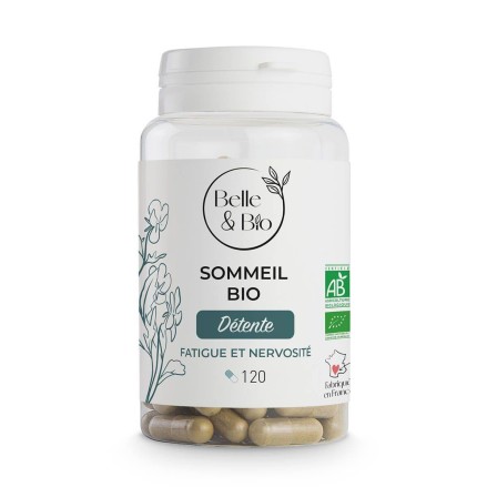 Belle&Bio Sommeil Bio 120 Capsule, somn linistit, relaxare Beneficii Sommeil: amelioreaza tulburarile de somn, mentine o stare d