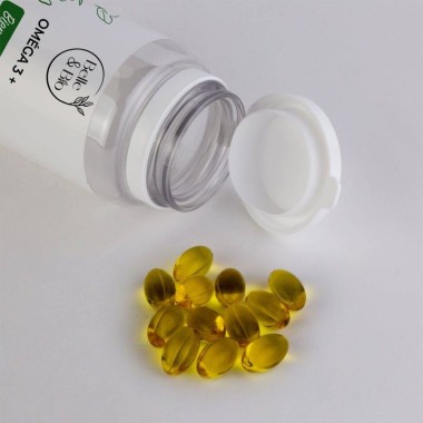 Belle&Bio Omega 3 - Ulei de peste 120 Capsule Beneficii Omega 3: contine acizi grasi esentiali, certificat de calitate EPAX, doz