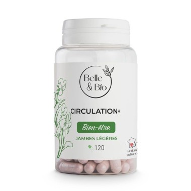 Belle&Bio Circulation+ 120 Capsule, Picioare grele, tonic venos Beneficii Circulation+: tonic venos, ajuta in cazul picioarelor 