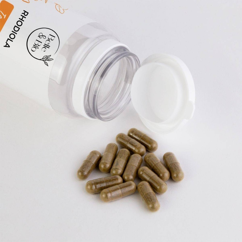 Belle&Bio Rhodiola Rosea 120 Capsule Beneficii Rhodiola rosea: are puternice proprietati tonifiante, creste performanta organism