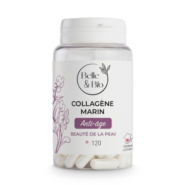 Belle&Bio Colagen Marin 120 Capsule Beneficii colagen marin: contribuie la vitalitatea pielii, promoveaza flexibilitatea articul