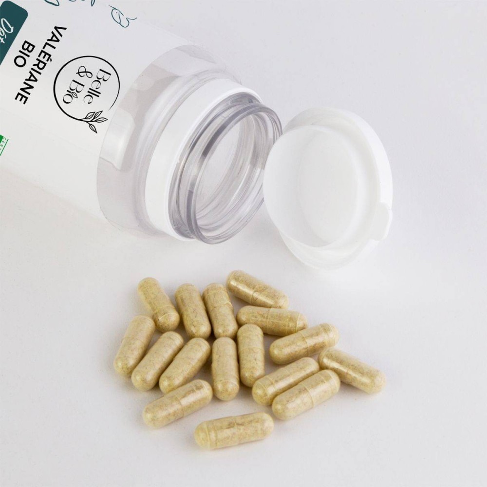 Belle&Bio Valeriana Bio 120 Capsule, Somn linistit, relaxare Beneficii Valeriana Bio: promoveaza un somn odihnitor, are propriet