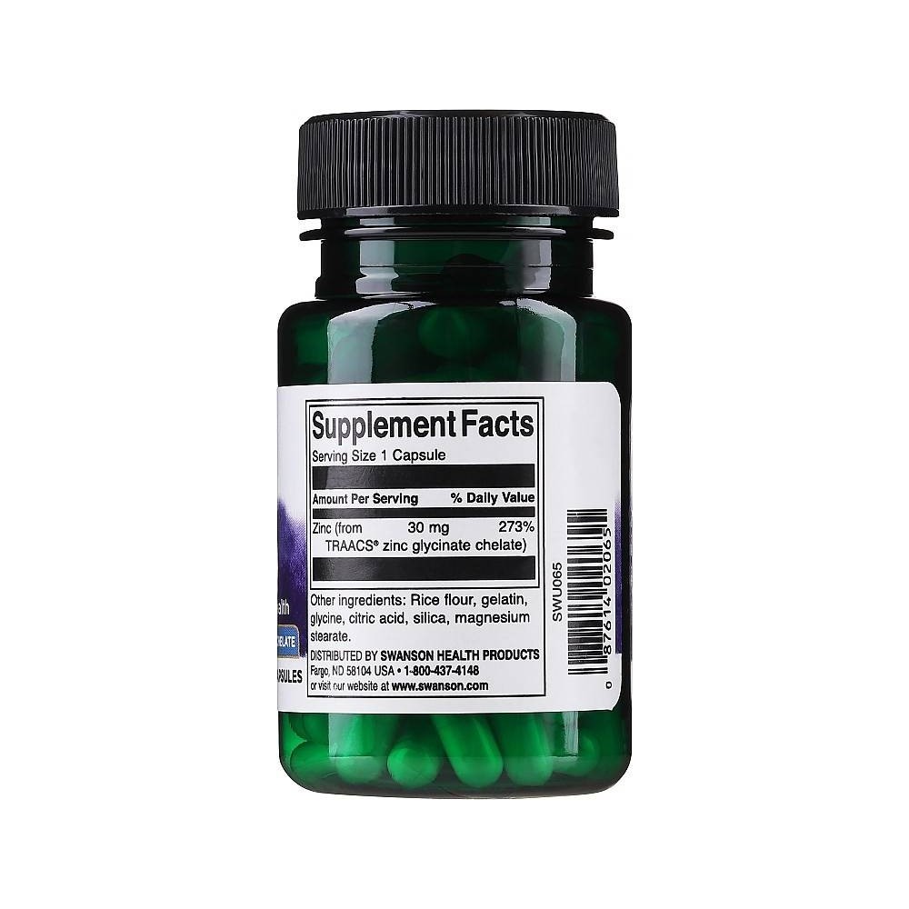 Albion Chelated Zinc - Zinc chelat 30mg 90 Capsule, Swanson Zinc chelat beneficii: reglarea proceselor metabolice si a activitat