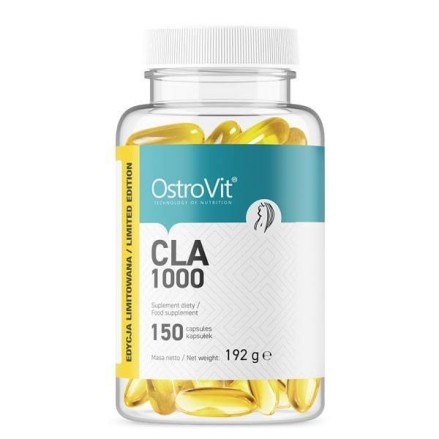 OstroVit CLA 1000 150 caps - Limited Edition Beneficii CLA: accelereaza pierderea de grasime, ajuta la pierderea in greutate, aj