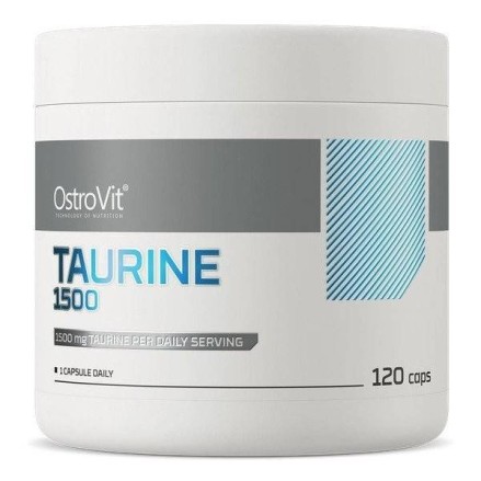 OstroVit Supreme Capsules Taurine - Taurina 1500 mg 120 Capsule Beneficii Taurina: sprijină echilibrul zaharului din sânge, susț