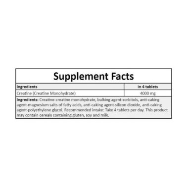 Muscle Power Creatina 1000 mg 120 Tablete Beneficii Creatina: creste puterea semnificativ, castig rapid de masa musculara, supli