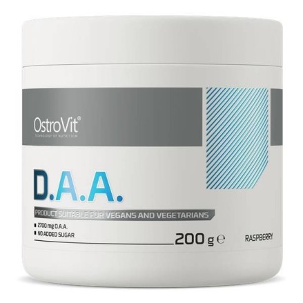 OstroVit Supreme Pure D.A.A. D-Aspartic Acid pudra 200 grame Beneficii D-Aspartic Acid pudra, (DAA): stimulează producția de tes