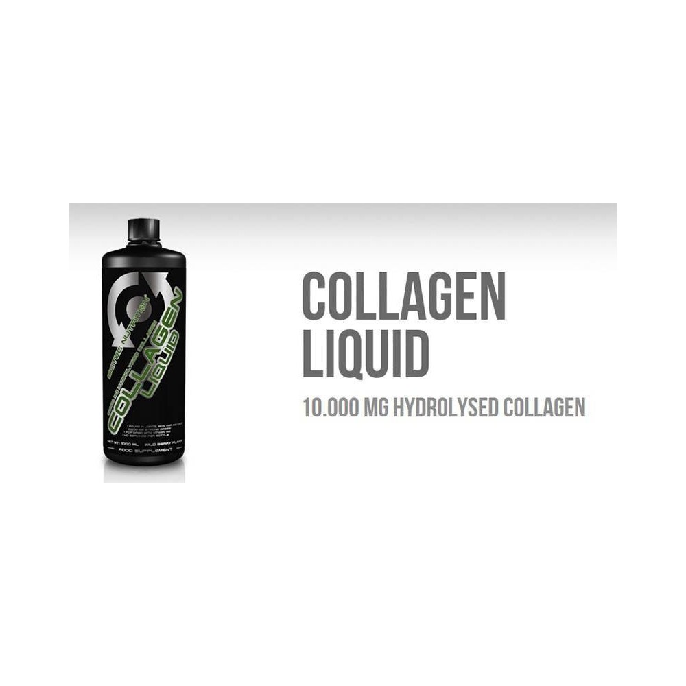 Scitec Colagen lichid Hidrolizat 10.000mg 1000ml Beneficii Colagen lichid hidrolizat: efect antirid, reface elasticitatea pielii