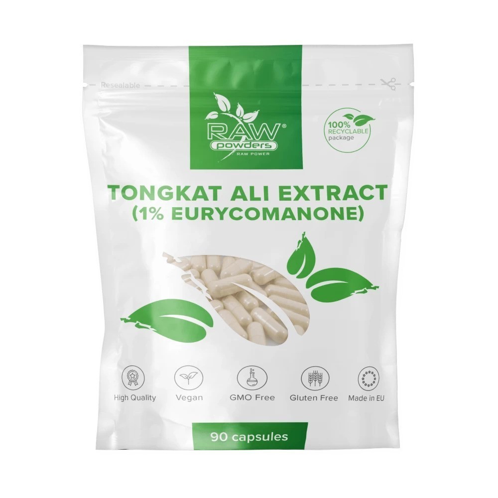 Tongkat Ali Extract (1% Eurycomanone) 90 Capsule, Raw Powders Tongkat Ali Extract beneficii: creste libidoul natural, creste dor Tongkat Ali Extract (1% Eurycomanone) 90 Capsule, Raw Powders Tongkat Ali Extract beneficii: creste libidoul natural, creste dor