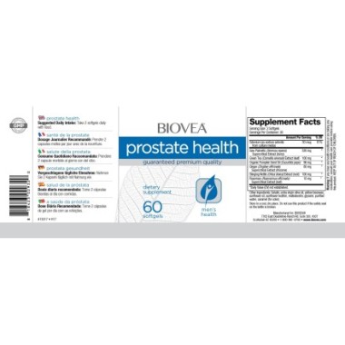 Prostate Health - Sanatate Prostata 60 Capsule, Biovea Prostate Health de la Biovea sustine o prostata sanatoasa si poate fi ben