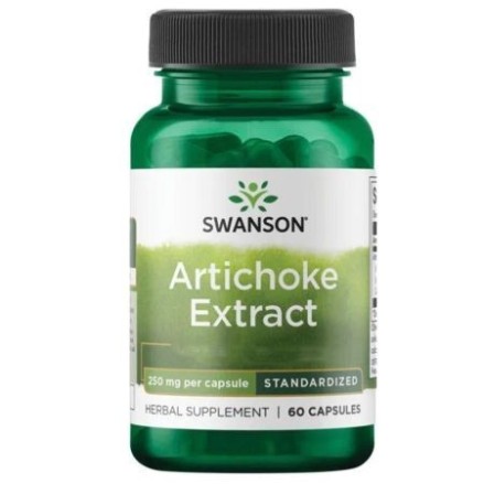 Artichoke Anghinare Extract 250mg 60 Capsule, Swanson Beneficii Anghinare: imbuntateste sanatatea inimii, regleaza tensiunea art