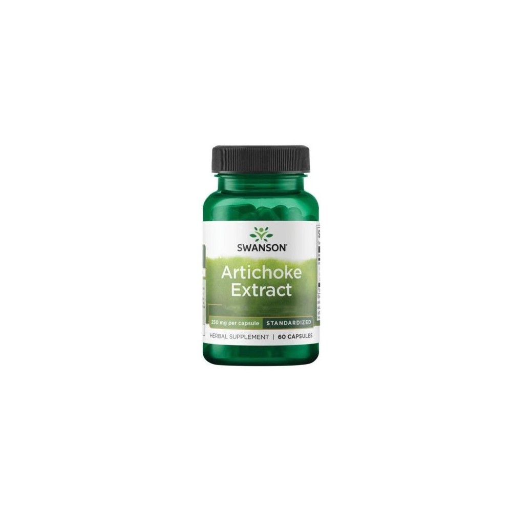 Artichoke Anghinare Extract 250mg 60 Capsule, Swanson Beneficii Anghinare: imbuntateste sanatatea inimii, regleaza tensiunea art