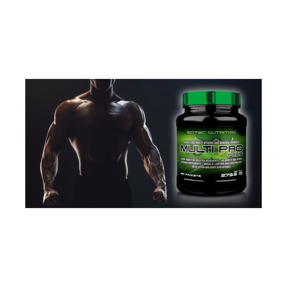 Scitec Multi Pro 30 pliculete Beneficii Multi-Pro: formula completa, profesionala de multivitamine si minerale, contine antioxid