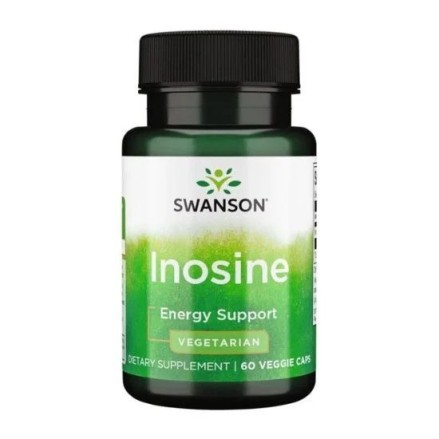 Inosine 500mg 60 Capsule Swanson Beneficii Inozina: sursa importanta de energie, reduce oboseala musculara, ajuta la sinteza pro
