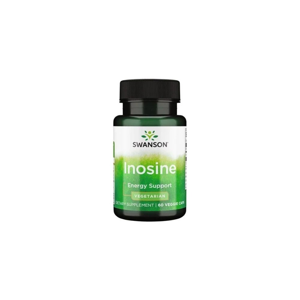 Inosine 500mg 60 Capsule Swanson Beneficii Inozina: sursa importanta de energie, reduce oboseala musculara, ajuta la sinteza pro