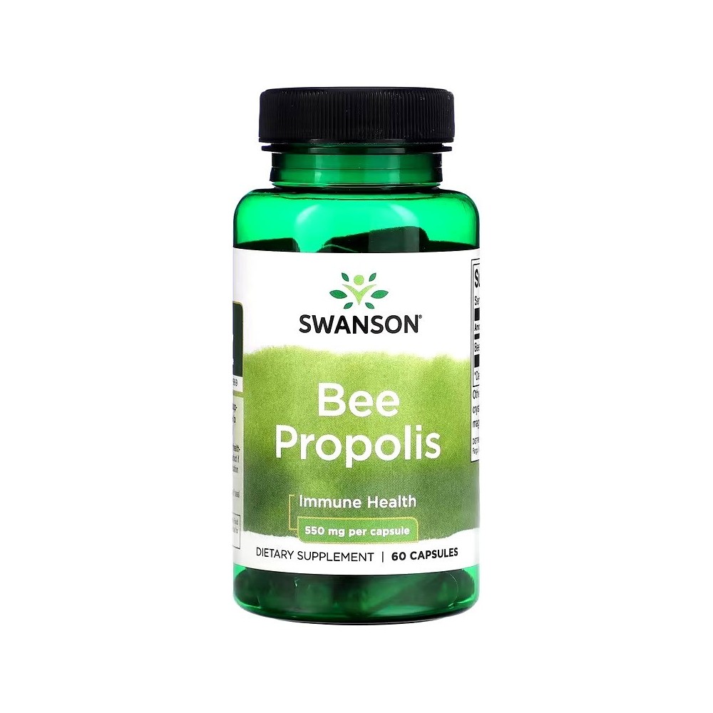 Bee Propolis 550mg 60 Capsule Swanson Bee Propolis Swanson este un supliment alimentar care conține propolis de albine. Propolis Bee Propolis 550mg 60 Capsule Swanson Bee Propolis Swanson este un supliment alimentar care conține propolis de albine. Propolis