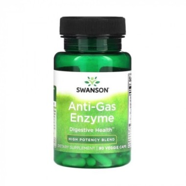 Anti-Gas Enzymes 90 Capsule Swanson Swanson's Anti-Gas Enzyme este un supliment alimentar inovator conceput pentru a susține pro