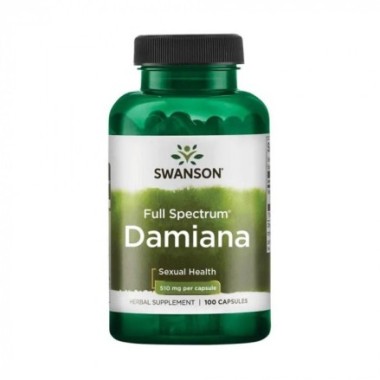 Full Spectrum Damiana 510 mg 100 Capsule Swanson Damiana beneficii: afrodisiacă, are acţiune de stimulare a secreţiei de testost