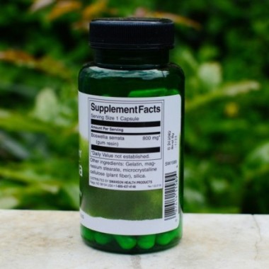 Full Spectrum Boswellia 800mg Double Strength 60 Capsule Swanson Beneficii Boswellia: antiinflamator puternic si natural, fara e