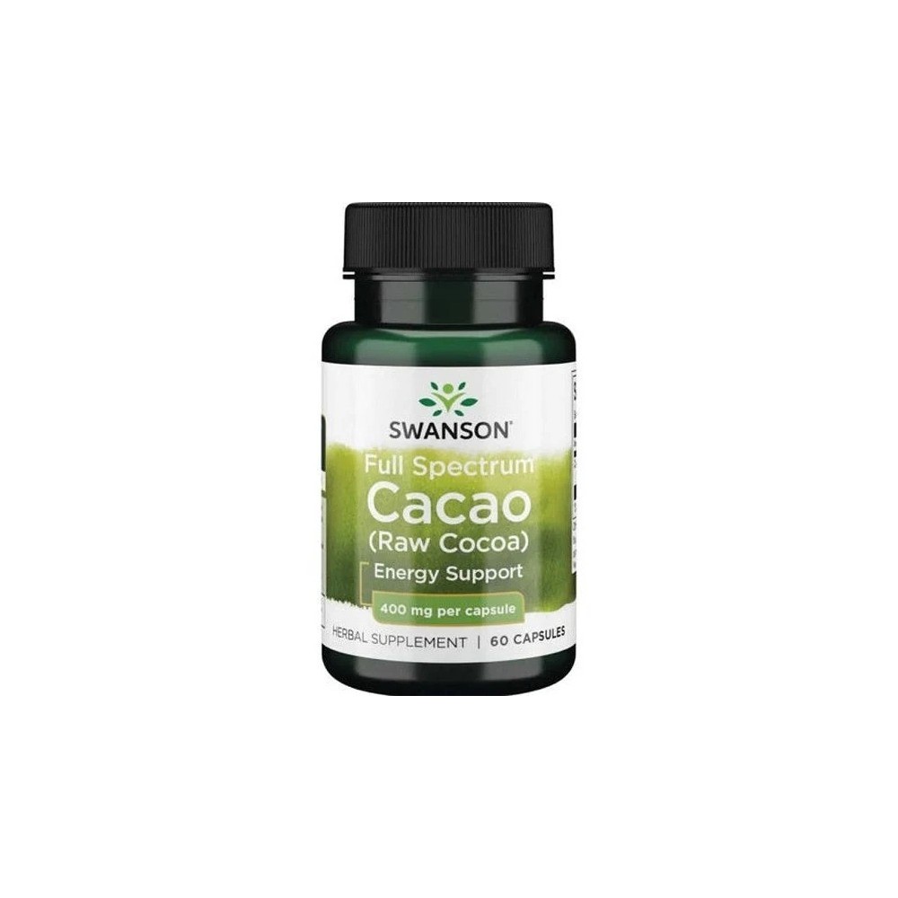 Full Spectrum Cacao (Raw Cocoa) 400mg 60 Capsule Swanson Swanson Full Spectrum Cacao este cea mai bună cacao brută. Această plan Full Spectrum Cacao (Raw Cocoa) 400mg 60 Capsule Swanson Swanson Full Spectrum Cacao este cea mai bună cacao brută. Această plan