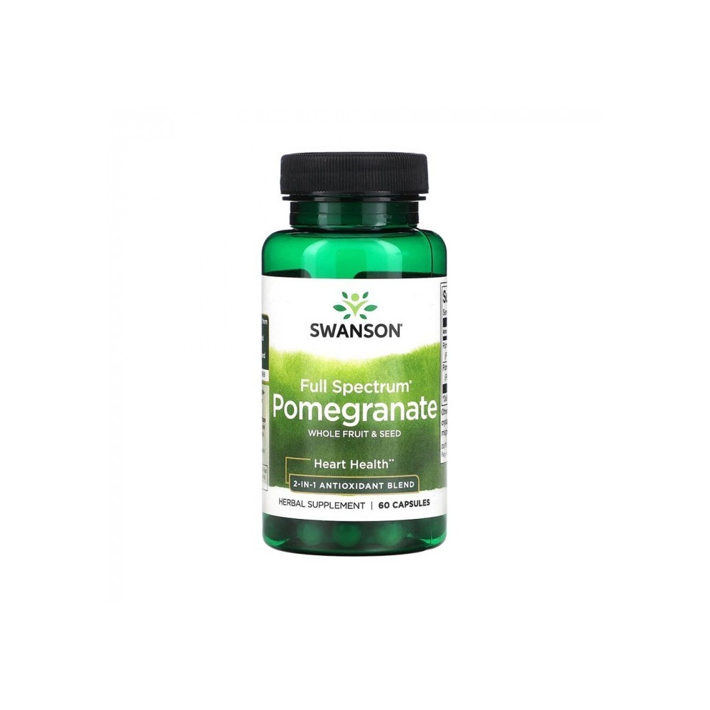 Full Spectrum Pomegranate - Rodie 500 mg 60 Capsule Swanson Suplimentele de Pomegranate (Rodie) de la Swanson au diverse benefic Full Spectrum Pomegranate - Rodie 500 mg 60 Capsule Swanson Suplimentele de Pomegranate (Rodie) de la Swanson au diverse benefic