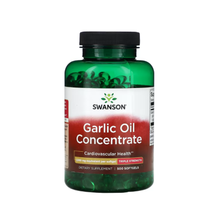Garlic Oil - Ulei Usturoi Concentrat 1500 mg 500 Capsule, Swanson Garlic Oil - Ulei Usturoi Concentrat Beneficii: poate ajuta la