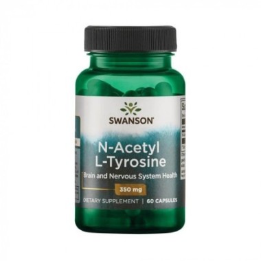 N-Acetyl L-Tyrosine - Tirozina 350mg 60 Capsule Swanson Toata lumea are nevoie de Tirozina, in functie de varsta si domeniul de 