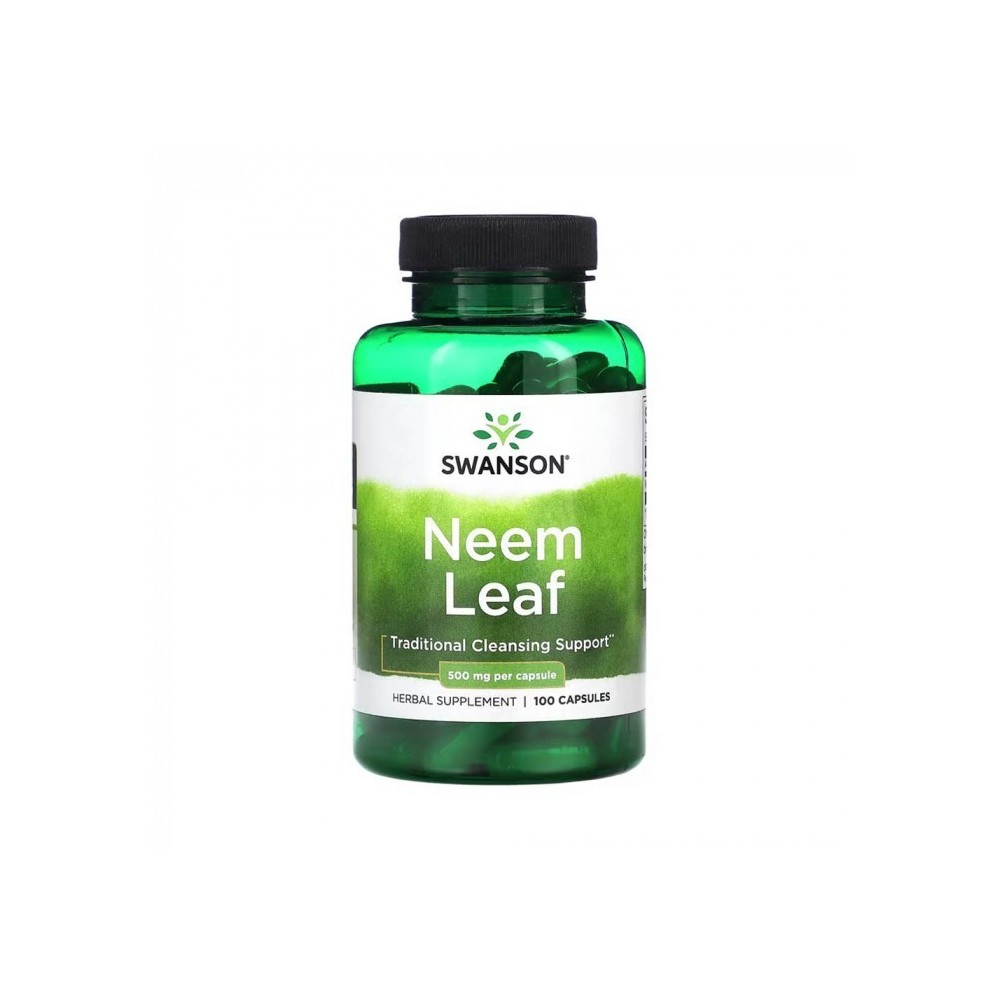 Neem Leaf - Antifungic si Antibacterian 500 mg 100 Capsule Swanson Beneficiile medicinale au fost descrise în special pentru fru Neem Leaf - Antifungic si Antibacterian 500 mg 100 Capsule Swanson Beneficiile medicinale au fost descrise în special pentru fru