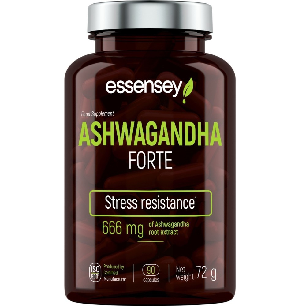 Ashwagandha Forte 90 Capsule, Essensey Ashwagandha Beneficii: imbunatateste functia insuficienta a tiroidei, amelioreaza oboseal Ashwagandha Forte 90 Capsule, Essensey Ashwagandha Beneficii: imbunatateste functia insuficienta a tiroidei, amelioreaza oboseal