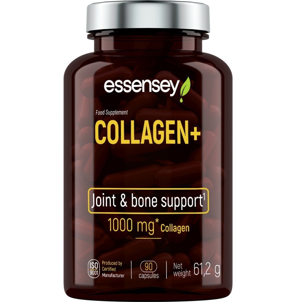 Colagen+ 90 Capsule, Essensey COLAGEN + este un supliment alimentar care conține colagen hidrolizat de tip I SOLUGEL® și vitamin Colagen+ 90 Capsule, Essensey COLAGEN + este un supliment alimentar care conține colagen hidrolizat de tip I SOLUGEL® și vitamin