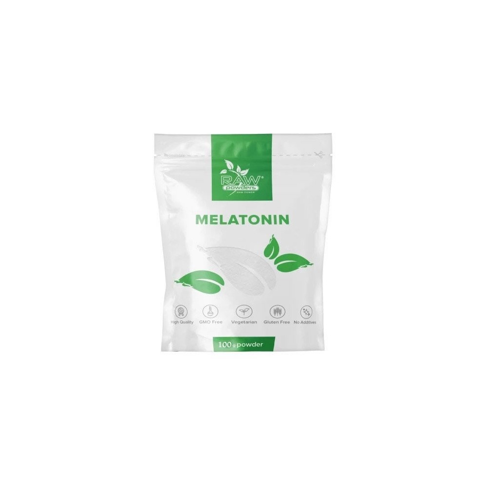 Mela'tonină pulbere 100 grame (Somn linistit) Raw Powders Melatonina este un hormon, secretat în mod natural de corpul nostru, î