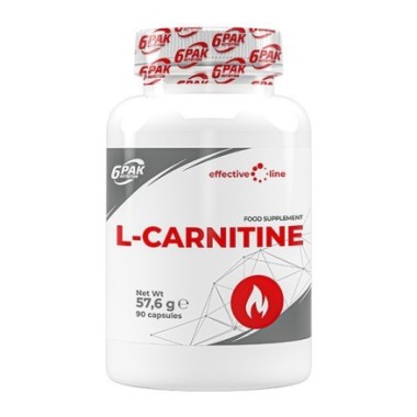 L-Carnitine 90 Capsule, 6 PAK Carnitina este un derivat de aminoacizi și un micronutrient care joacă un rol cheie în metabolismu